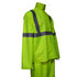 Waterproof Class 3 Reflective Tape Safety Rain Jacket | Safety yellow