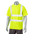 Odor Reducing Reflective Tape Safety T-Shirt | Safety yellow