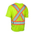 Class 2 Safety T-Shirt with Reflective Tape with pocket | Safety yellow