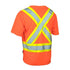 Class 2 Safety T-Shirt with Reflective Tape with pocket | Safety orange