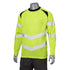 Class 3 Polyester Double Band Segmented Tape Safety T-Shirt | Safety yellow