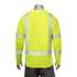 Class 3 Polyester Segmented Tape Safety T-Shirt | Back side | Safety yellow