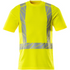 Class 2 Polyester Segmented Tape Safety T-Shirt | Front side | Safety yellow