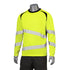 Polyester Double Band Segmented Tape Safety T-Shirt | Safety yellow