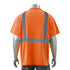 Class 2 Reflective Tape Safety T-Shirt With Pocket | Safety orange
