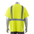 Class 2 Reflective Tape Safety T-Shirt With Pocket | Safety yellow