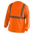 Class 2 Poly-Cotton Reflective Tape Safety T-Shirt | Safety orange