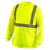 Class 2 Poly-Cotton Reflective Tape Safety T-Shirt | Safety yellow