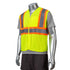 Class 2 Polyester Reflective Tape Safety Hook & Loop Vest With Pocket | Safety yellow