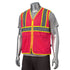 Lady Class 2 3.8 Oz. Polyester Reflective Tape Safety Vest | Safety pink
