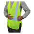 Class 2 Polyester Reflective Adjustable Safety Vest | Safety yellow