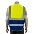 Class 2 3.8oz. Knitted Double Band Reflective Safety Vest | Safety yellow-blue