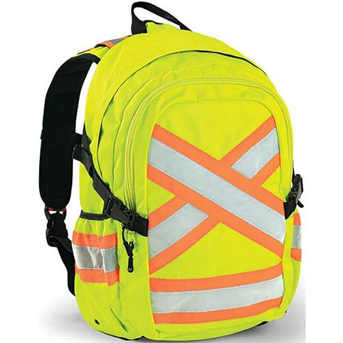 Hi Vis Reflective Piping-X Two Tone Backpack